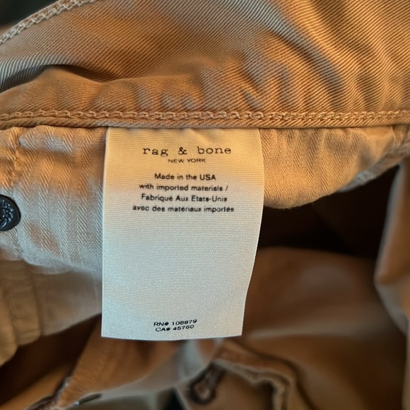 Slim fit jeans in khaki from rag & bone - Picture 4 of 12